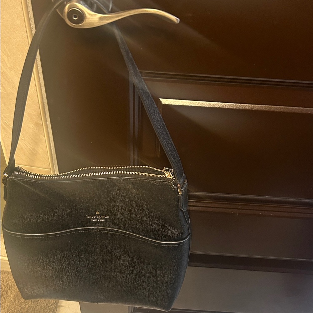 Kate Spade Black Leather Crossbody Bag